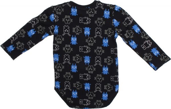 Боді дитяче 5.10.15. 5Т3901 р.80 чорно-блакитний 