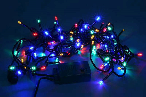 Декоративная гирлянда Джаз Лайт LD200C-GM встроенный светодиод (LED) 200 ламп 20 м 