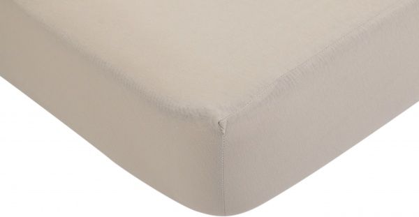 Простирадло на резинці 180x200 см сірий Luna 