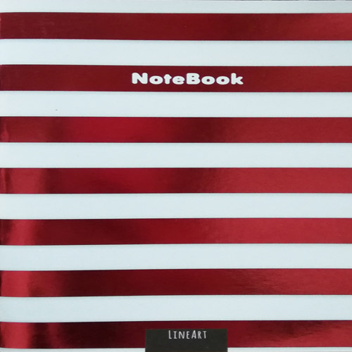 Блокнот Красные полоски В6 48 листов Аркуш