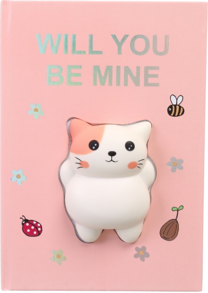 Книга для нотаток Кошеня Сквіш 64 аркуша А5