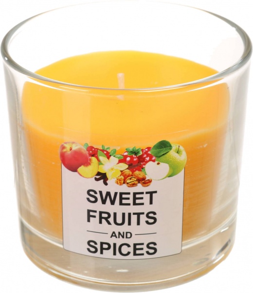 Свічка у склянці Pako-If Фрукти (1218) 