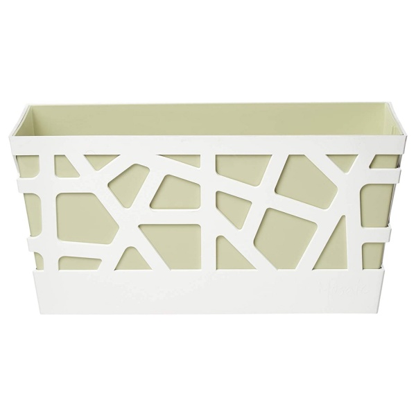 Вазон пластиковый Idel Flowerbox 40 см прямоугольный 9,4 л фисташковый (730041) 