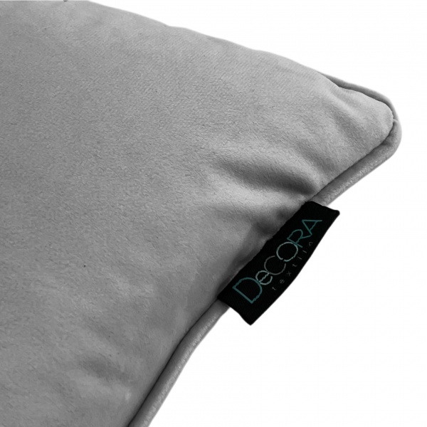 Подушка декоративная VELOUR 30x50 см стальной Decora textile 