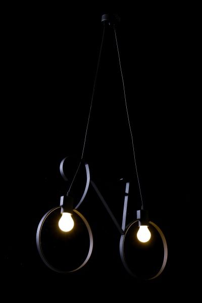 Люстра Vitaluce V1795-1/2S 2x60 Вт E27 черный V1795 