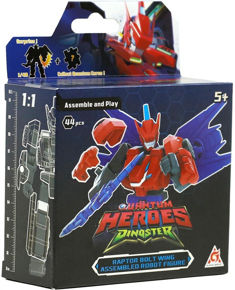 Игрушка DINOSTER Робот-конструктор Раптор Болт Винг EU580881A-6
