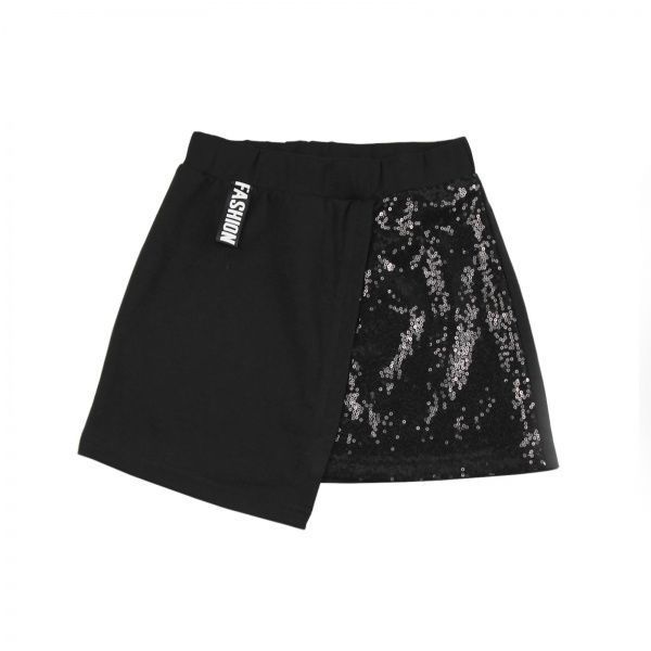 Юбка Danaya с пайетками р.146 черный ШЯ19-62 