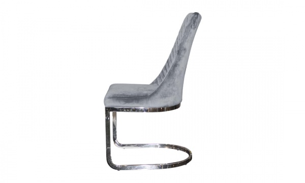 Стул обеденный Прайм X-928 480х635х980 мм хром/серый