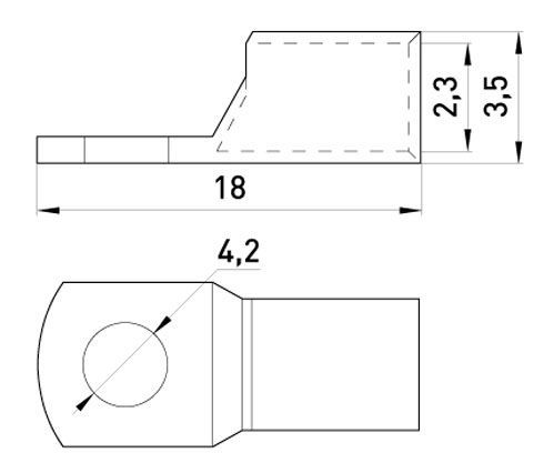 Наконечник кабельний E.NEXT е.end.stand.sc.1.5 мідний 1,5 кв.мм 5 шт. 