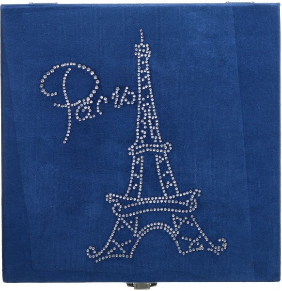 Сундучок Эйфель синий 20x20x10