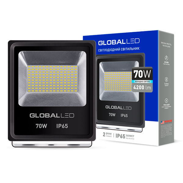 Прожектор світлодіодний Global LED 1-LFL-005 70 Вт 5000K
