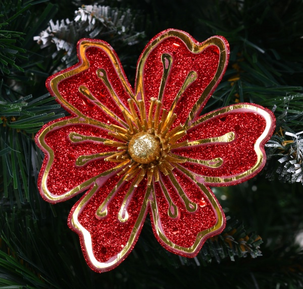 Квітка декоративна Shunda айстра 10 см золотиста