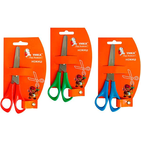 Ножиці дитячі з лінійкою 13,5см НЦ401 Умка