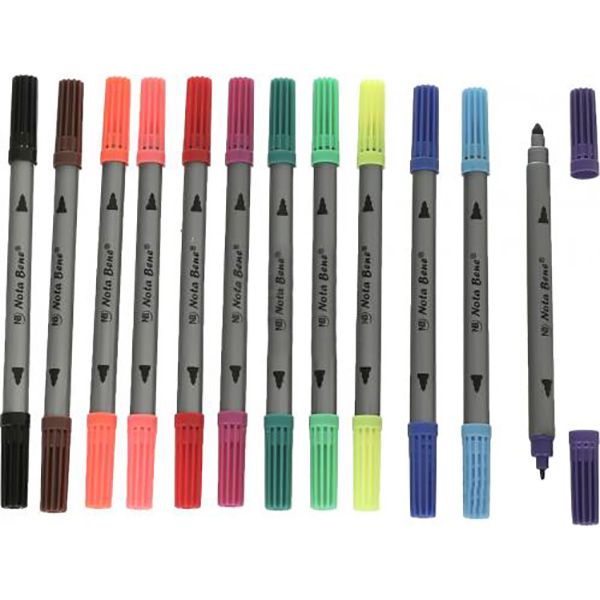 Фломастеры 12 цветов Nota Bene