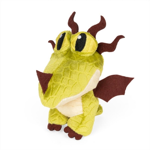 Мягкая игрушка Spin Master Как приручить дракона 3: мягкий дракон в яйце Ночной ужас 8 см желтый SM66623/6897