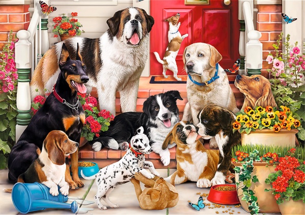 Пазли Trefl Hidden Shapes Собачі розваги 10675