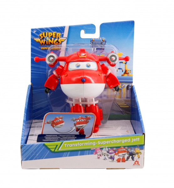 Іграшка-трансформер Super Wings Transforming-Supercharge Jett Джетт EU740283 