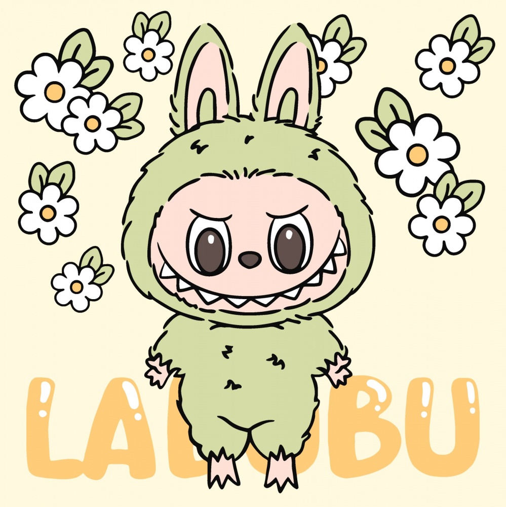 Картина за номерами Веселий Лабубу ©art_selena_ua Ideyka