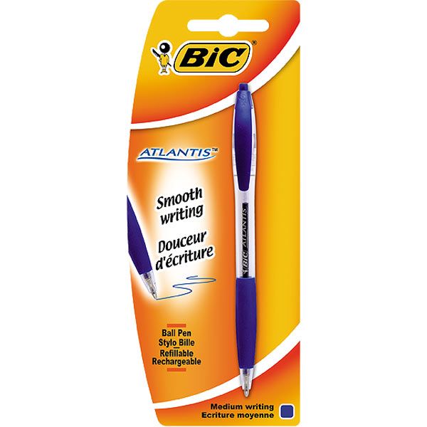 Ручка шариковая BIC Atlantis синяя 893227