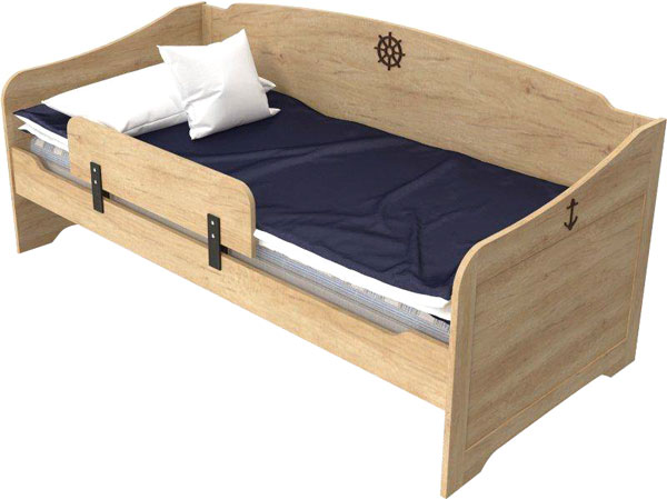 Кровать-диван Aqua Rodos Skipper SkBed-S-90 90x200 см дуб небраска 