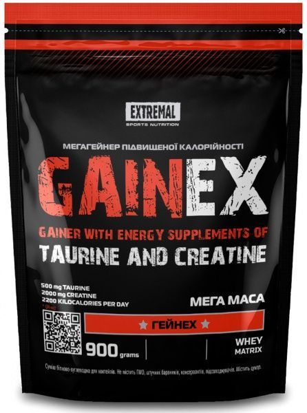 Гейнер Gainex Extremal 900 г 