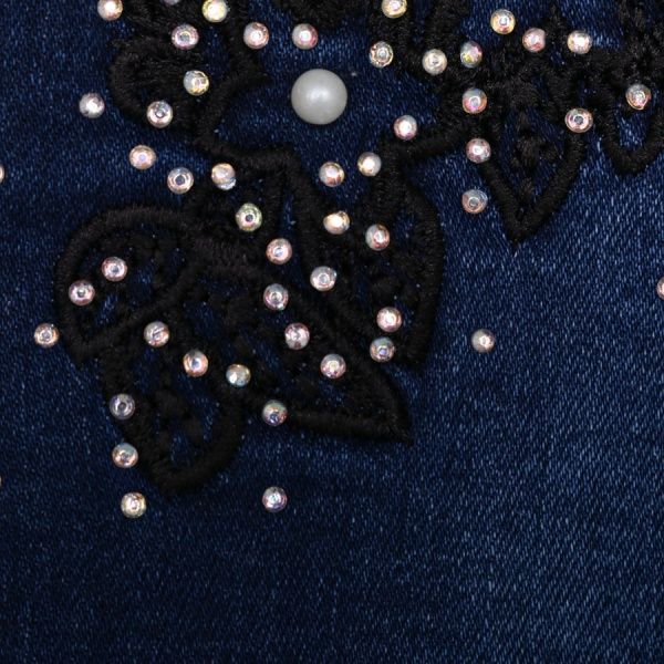 Джинсы Beren Style с цветами утепленные р.92-98 2043 