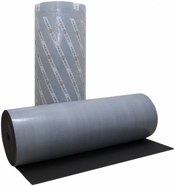 Шумоизоляционный каучук RA на клеевой основе 9 мм Normaizol