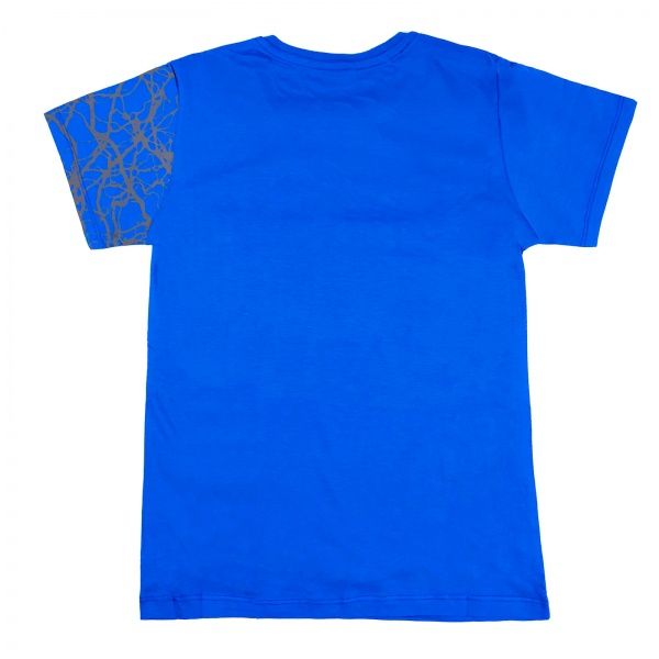 Футболка для хлопчика AKKU з літерою А р.134 блакитний 9076 