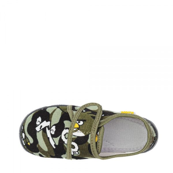 Тапки домашние Oldcom Тип-топ р.26 зеленый 