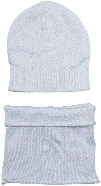 Комплект шапка + снуд унисекс Pompona р.52-54 голубой 20 Z P 51 k 