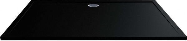 Поддон EGO из искусственного мрамора LITE 120x80 см черный