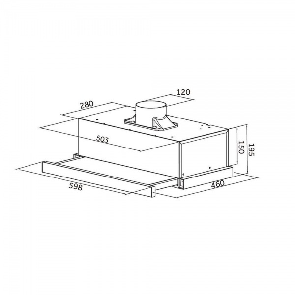 Витяжка Pyramida TLX2-50 BR