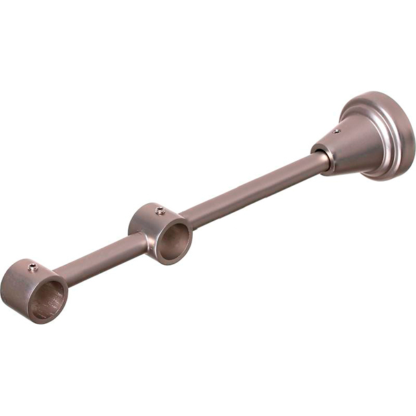 Тримач для карниза Cardinal подвійний d16 мм сатин нікель 