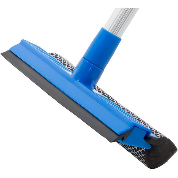 Швабра для окон/для зеркал Гривня Петрівна с телескопической ручкой 20 см 