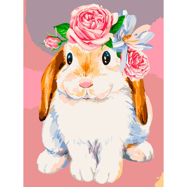 Картина по номерам Пушистая весна 953966 30x40 см Santi 