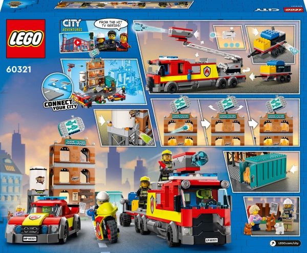 Конструктор LEGO City Пожежна бригада 60321