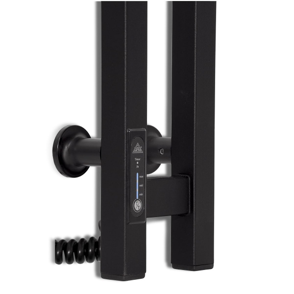 Рушникосушарка електрична Laris Дует ЧФ(Ч) 3 80х1200 Е Л (чорний колір) R3