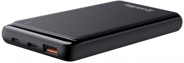 Зовнішній акумулятор (Powerbank) ColorWay LCD USB QC3.0 + USB-C PD 22.5W 10000 mAh black (CW-PB100LPG3BK-PD) 