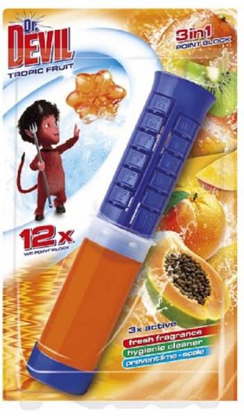 Диски туалетные Dr.Devil Тропический фрукты 75 мл 