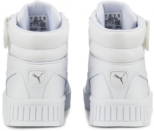 Ботинки Puma CARINA 2.0 MID JR 38737602 р.38,5 белый
