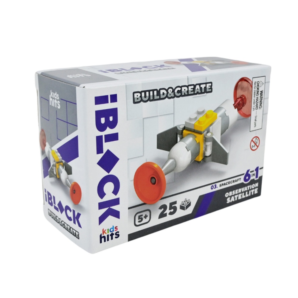 Конструктор Iblock Kids hits JUNIOR Космос (в ассортименте) KH51/003