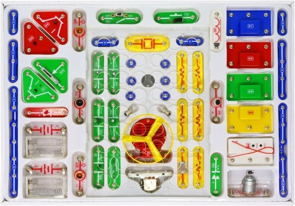 Конструктор Знаток электронный 320 схем REW-K002