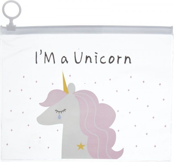 Папка на блискавці А5 Єдиноріг плаче