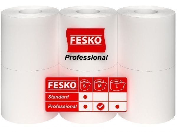 Туалетная бумага FESKO Professional двухслойная 6 шт.