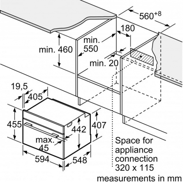 Духова шафа Bosch CDG634AS0 + вбудована пароварка