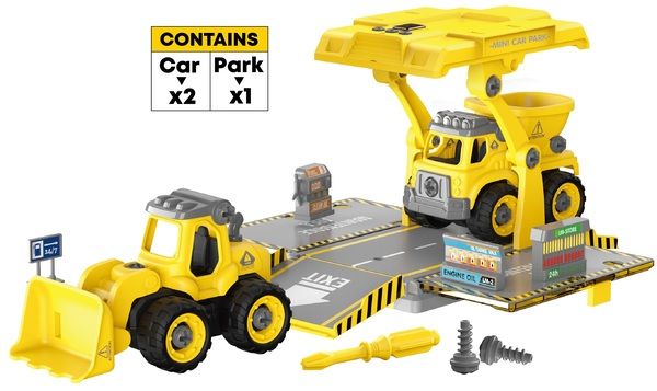 Игровой набор DIY Spatial Creativity Конструктор Бульдозер и Самосвал CJ-1614191