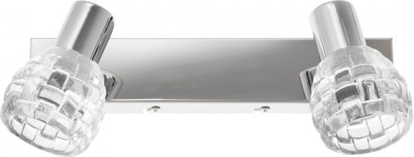 Спот Globo 2x40 Вт E14 хром 5435-2 
