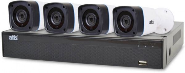 Комплект видеонаблюдения Atis 4ext 5MP + жесткий диск ST1000VX005 1/Tb 