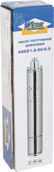 Насос погружной глубинный Werk 4QGD1.8-50-0.5 4QGD1.8-50-0.5 