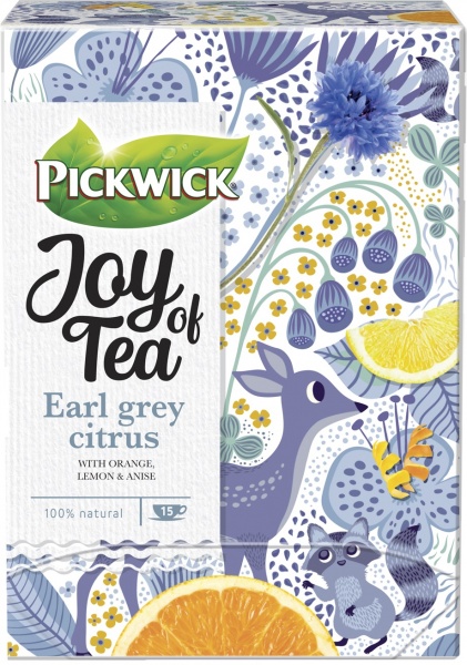 Чай черный Pickwick Joy of Tea Earl Grey Citrus 15 шт. 24 г 